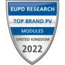 EUPD Research TOP Brand PV Award UK 2022